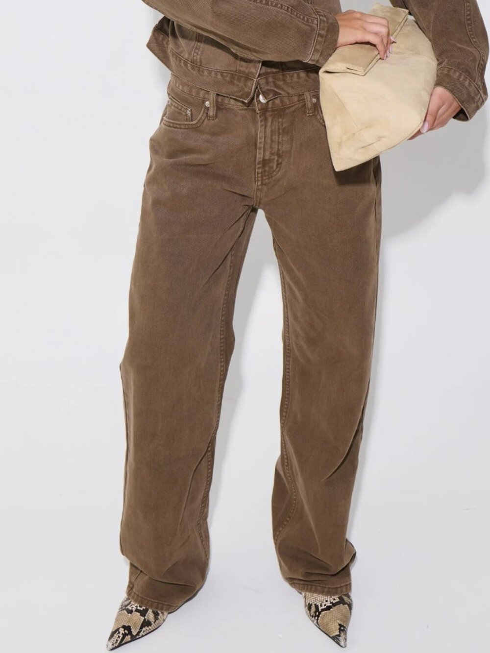BAYSE BRAND - AVERY MID RISE JEAN (CHOCOLATE)